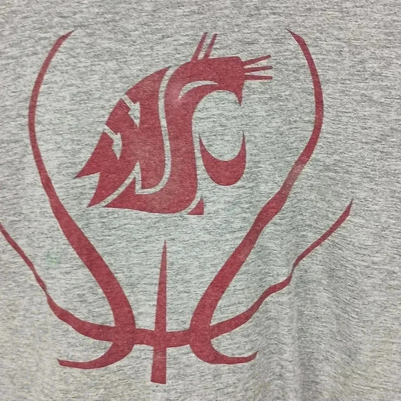 Gray crew neck extra large women's Washington State University t-shirt - Picture 7 of 8